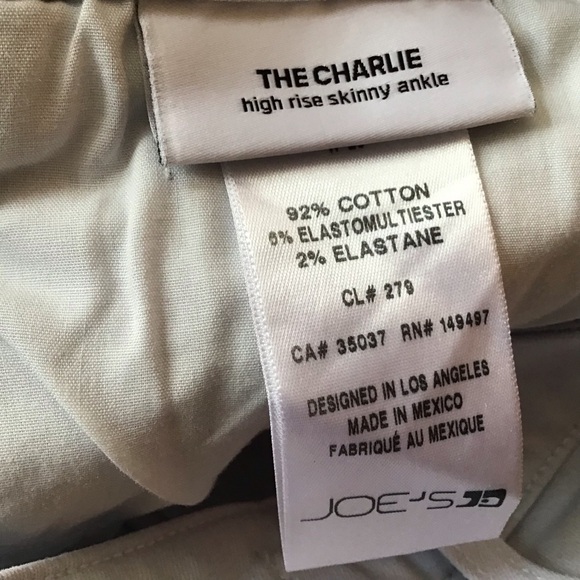 Joe's Jeans The Charlie High Rise Ankle Skinny Jeans - Picture 3 of 10